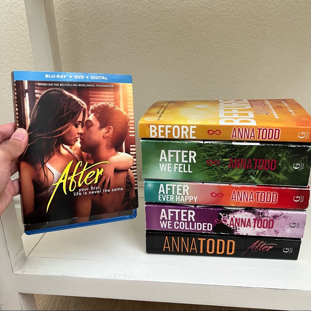 After Book series by Anna Todd & After DVD & Blu-Ray